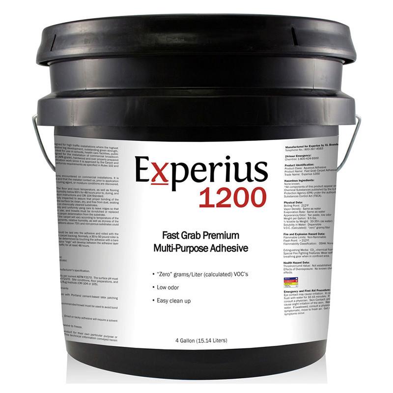Experius 1200 Fast Grab Premium Carpet Adhesive (4 gallon pail)