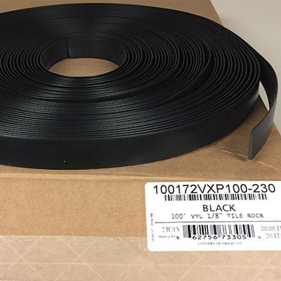 Roppe Reducer #172 - 1/8", Black, 130 cartons available